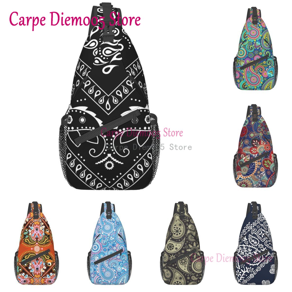 Black And White Paisley Chican - Bandana Blank White recensie en prijs