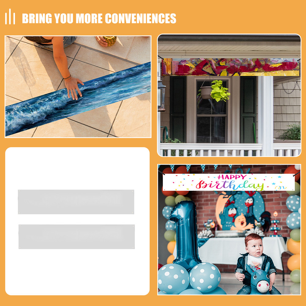 Large Blank White Banner for D - Yard Sign Blank recensie en prijs