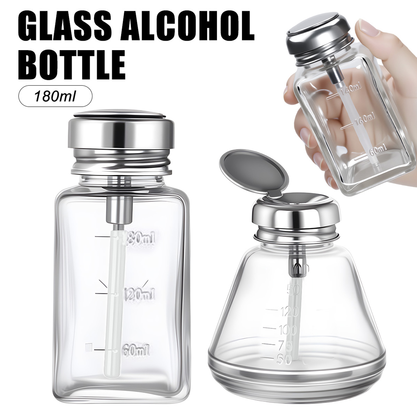 180ml Nail Glass Bottle Press  - Water Bottle Blank recensie en prijs