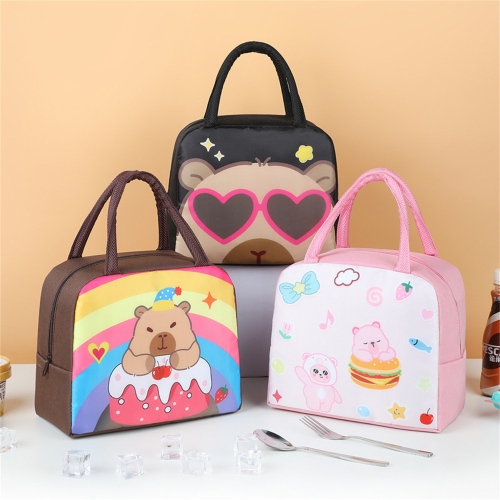 Cartoon Capybara Lunch Bag Ins - Tote Bag Sublimation recensie en prijs