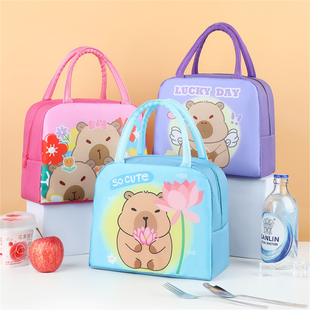 Cartoon Capybara Lunch Bag Ins - Tote Bag Sublimation recensie en prijs