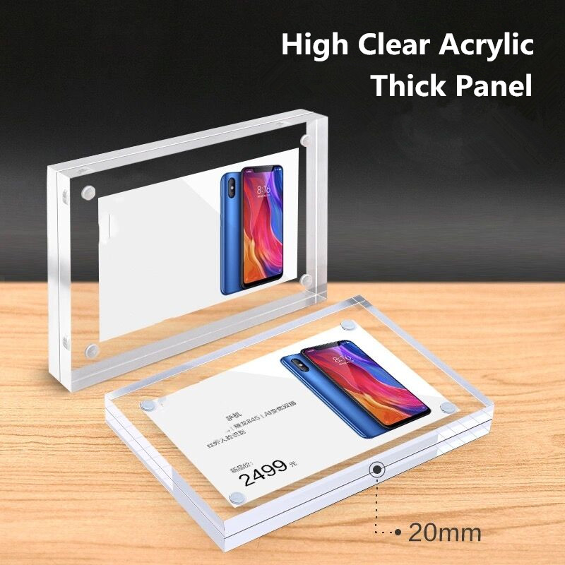 90x55mm Magnetic Acrylic Price - Photo Acrylic Block recensie en prijs