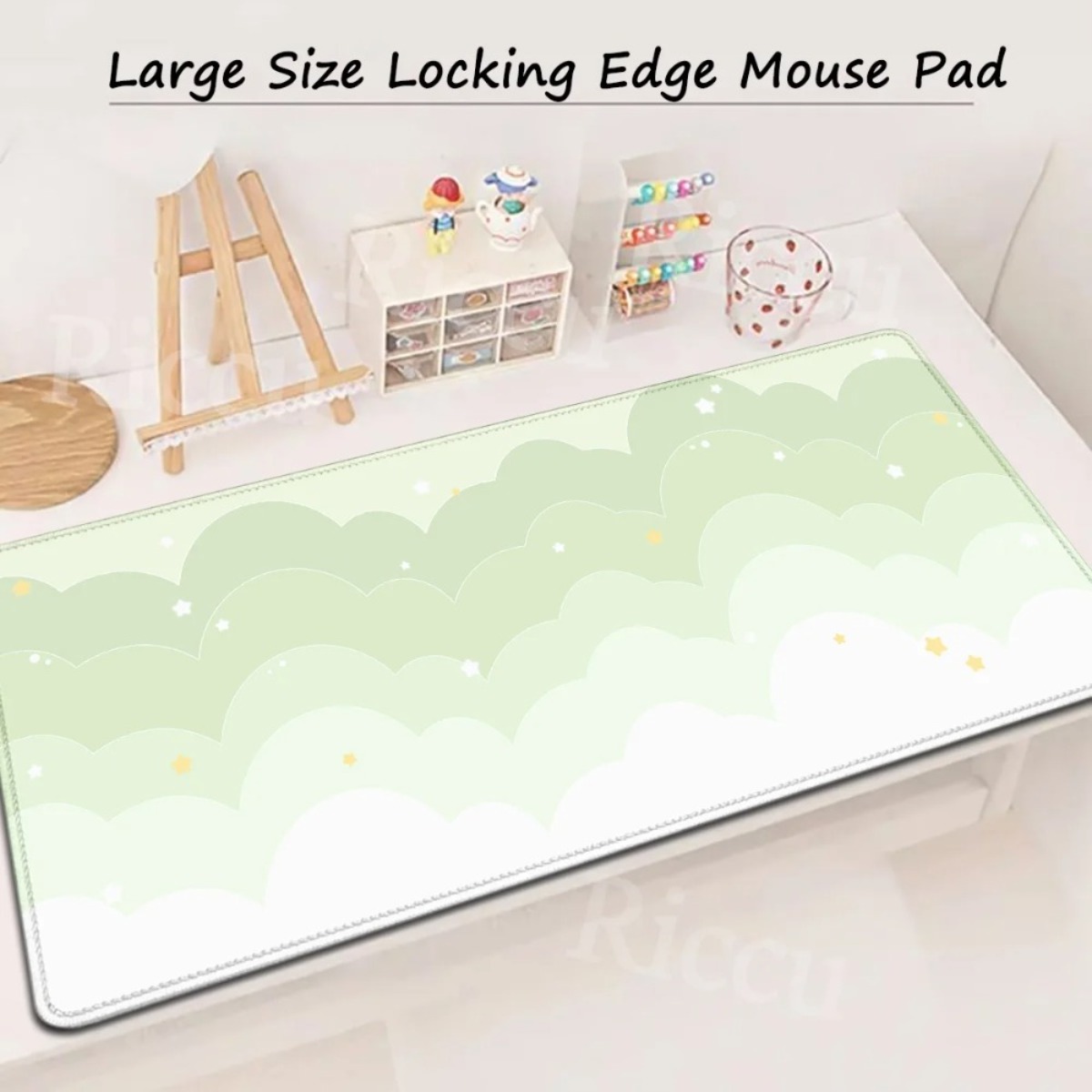 Pink Pastel Clouds Extended Mo - Mouse Pad Blank Sublimation recensie en prijs