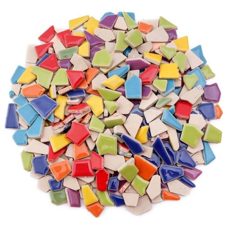 100g Randomly Mixed Colors DIY - Ceramic Tile Blank recensie en prijs