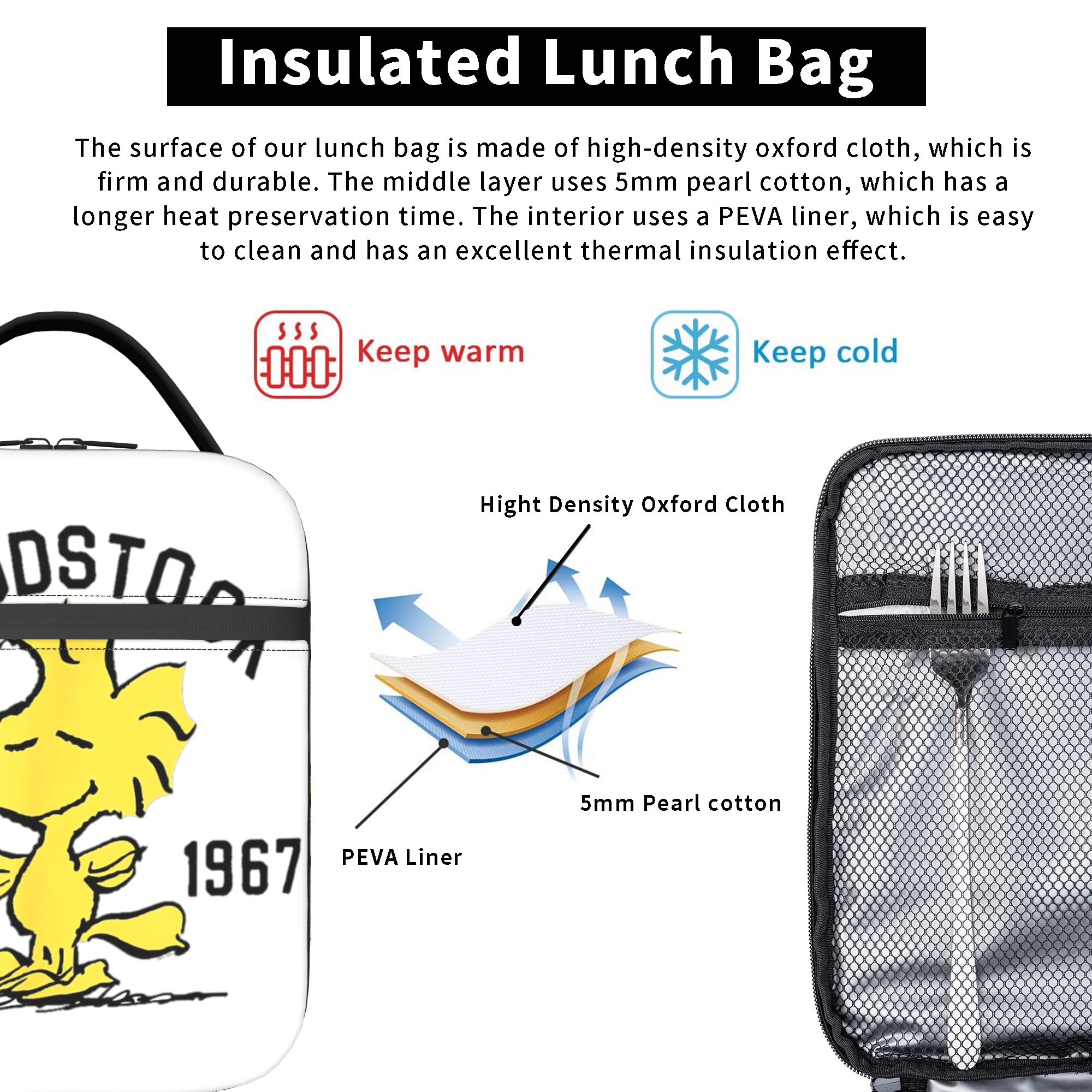 Peanuts Woodstock Snoopy Insul - Tote Bag Sublimation recensie en prijs