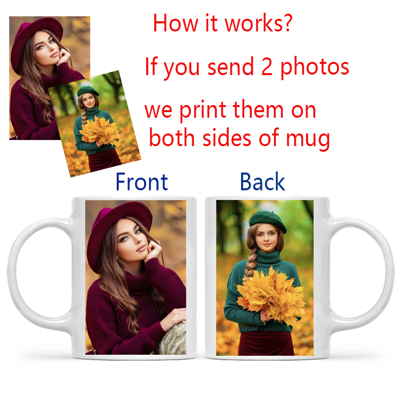 Personalized Your Photo Mug, C - Sublimation Mug White recensie en prijs