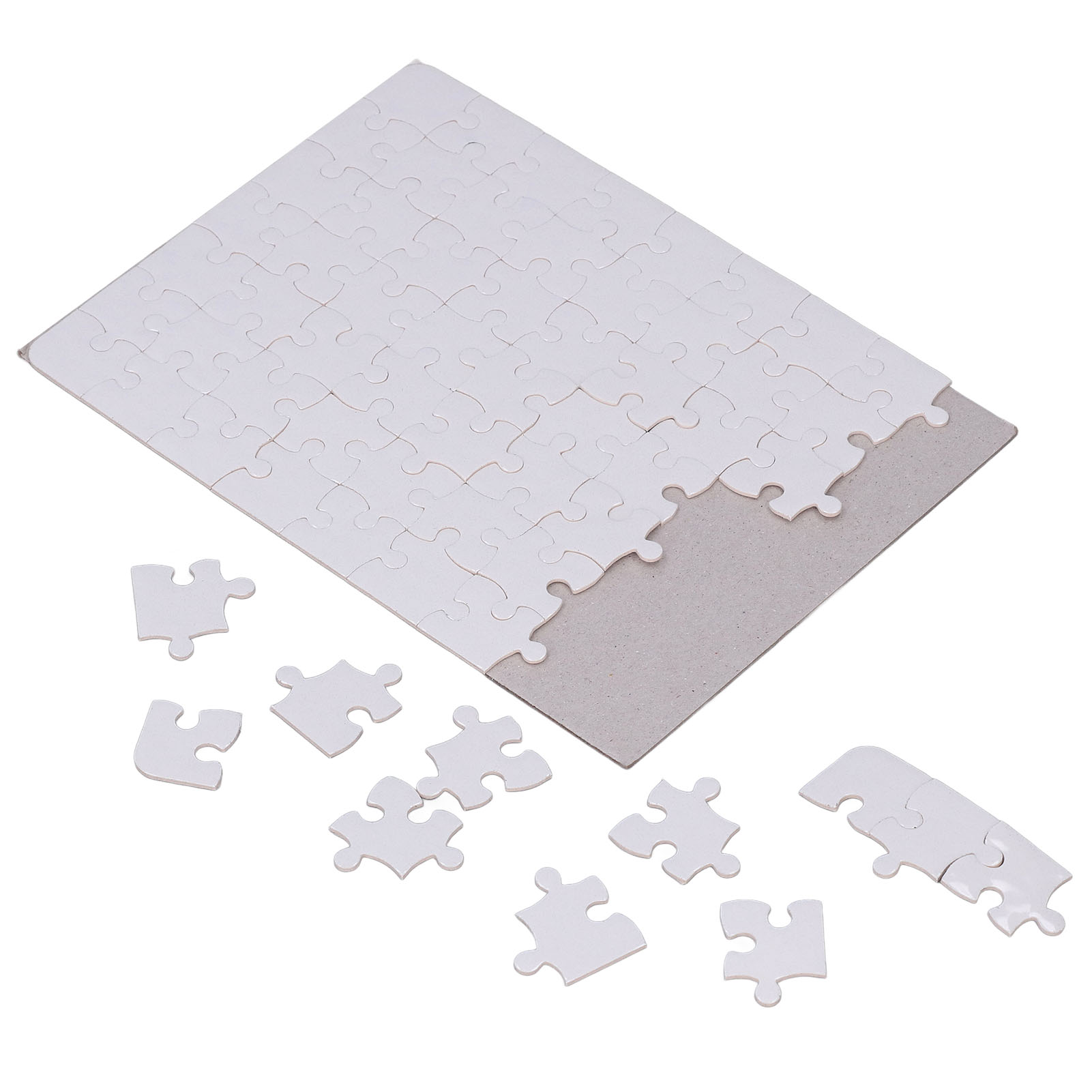6 Set Blank Puzzles 13x18cm Wh - Puzzle Blank White recensie en prijs