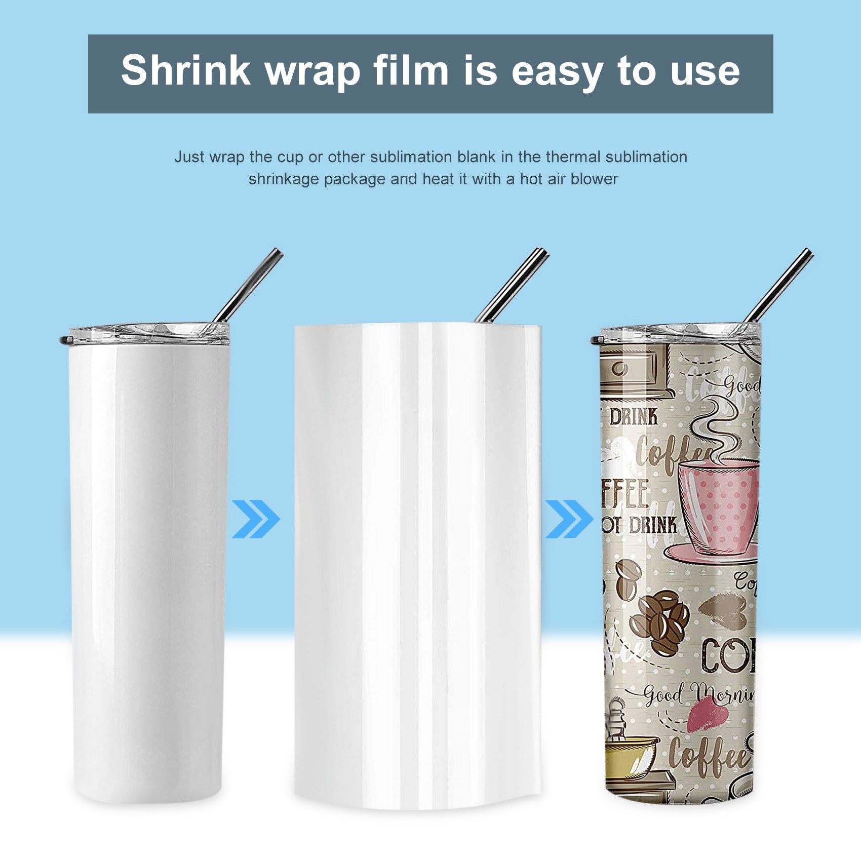 AEE3-30Pcs Sublimation Shrink  - Sublimation Mug White recensie en prijs