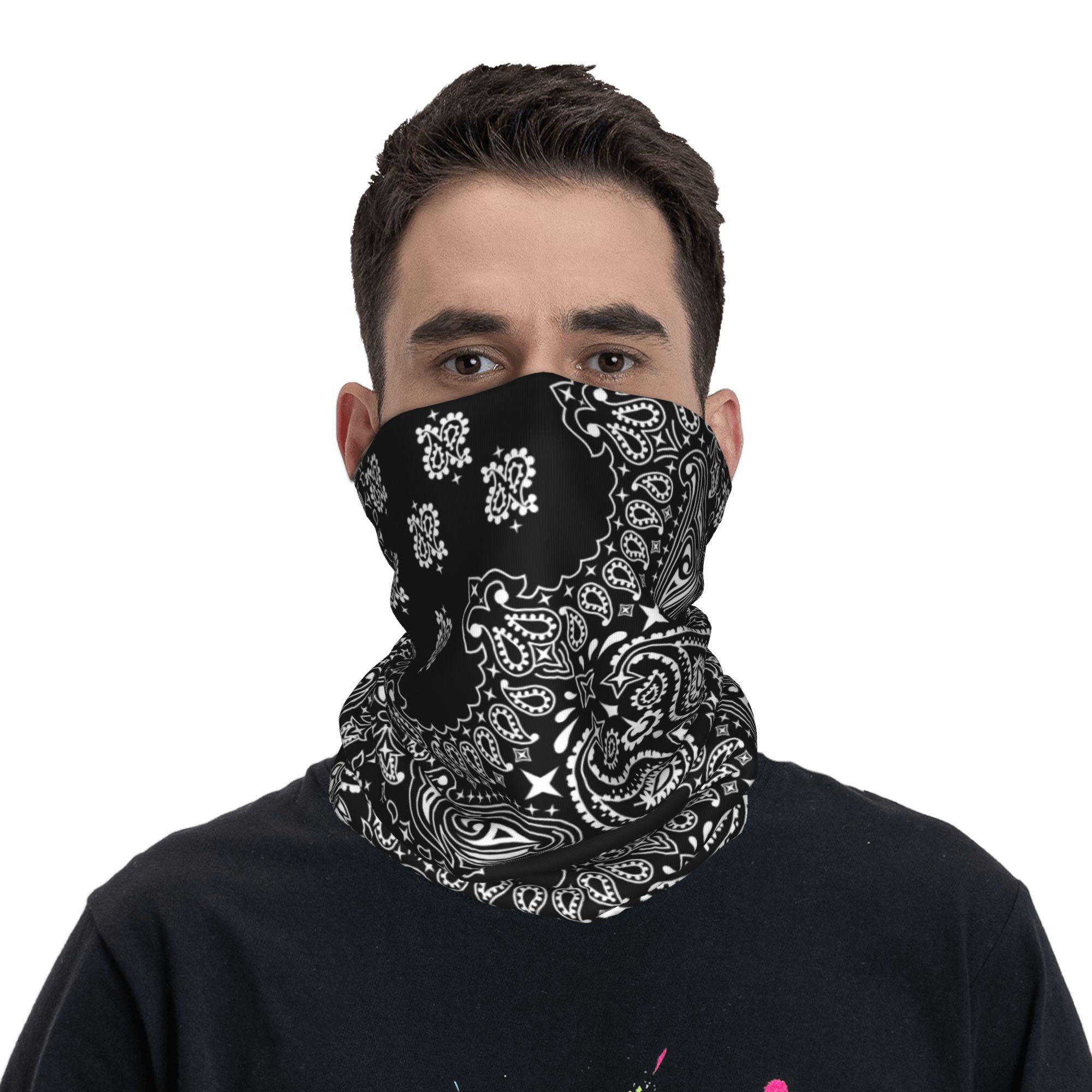 Custom Black And White Paisley - Bandana Blank White recensie en prijs