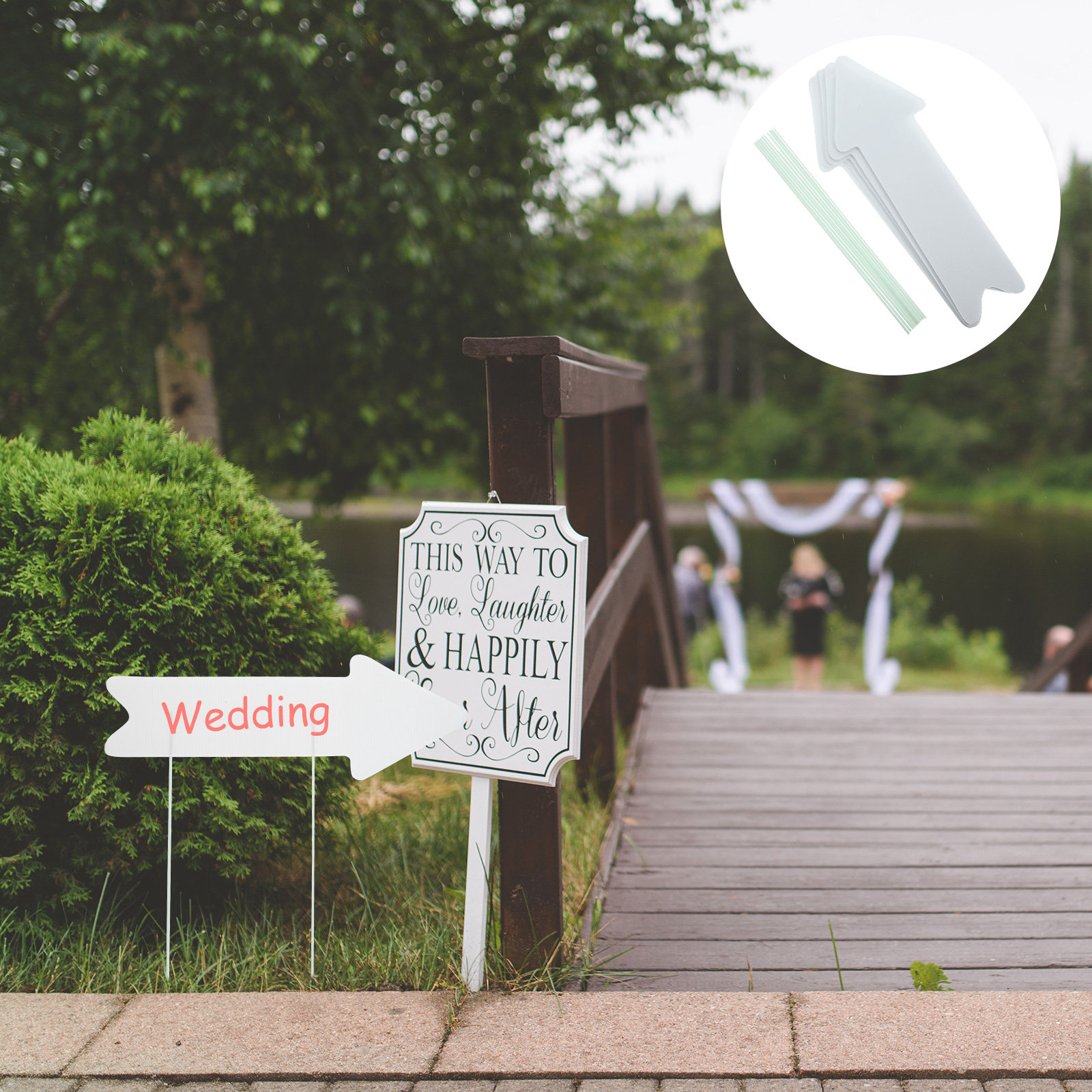 5Pcs Blank Yard Signs with Sta - Yard Sign Blank recensie en prijs