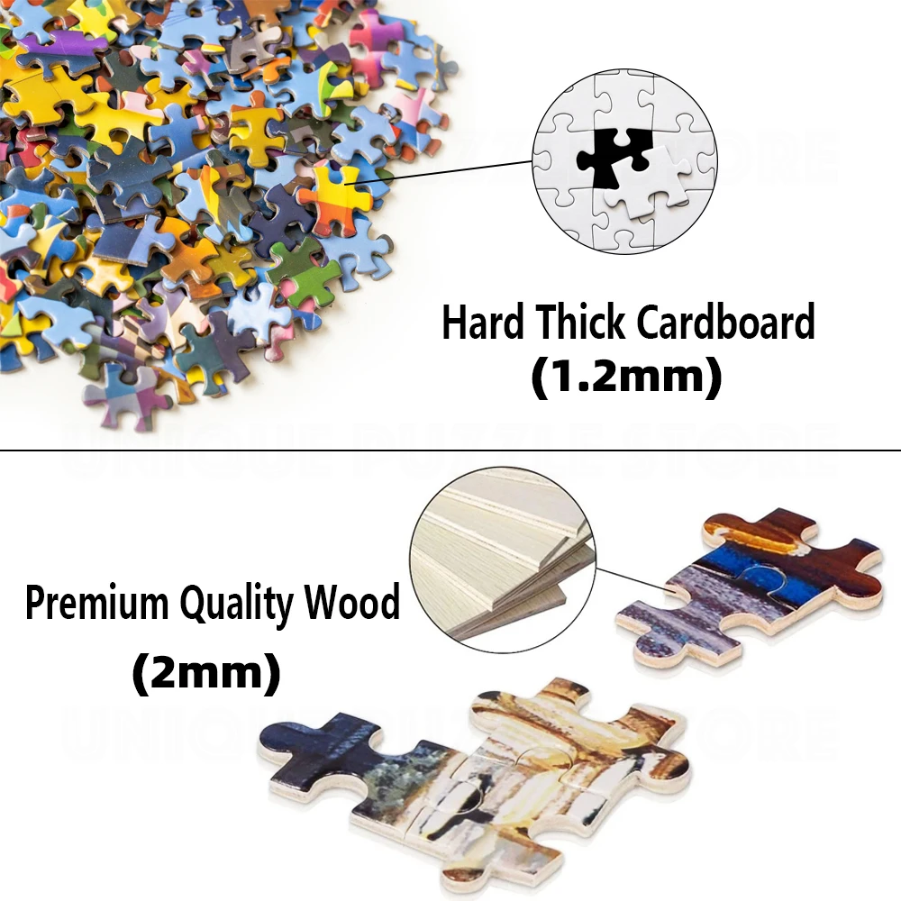 DIY Custom Jigsaw Puzzle Custo - Puzzle Blank White recensie en prijs