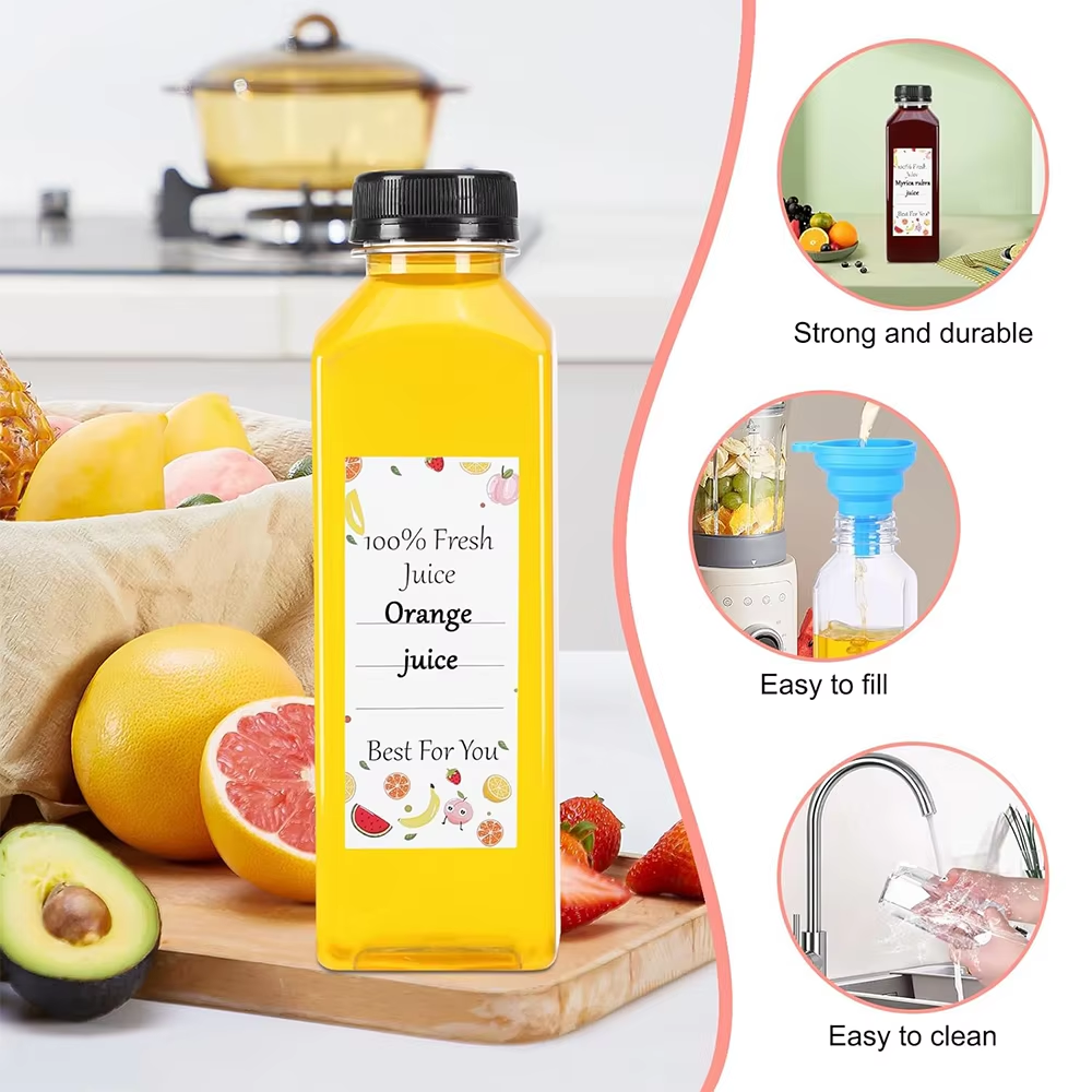 500ML Juice Bottles with Caps  - Water Bottle Blank recensie en prijs