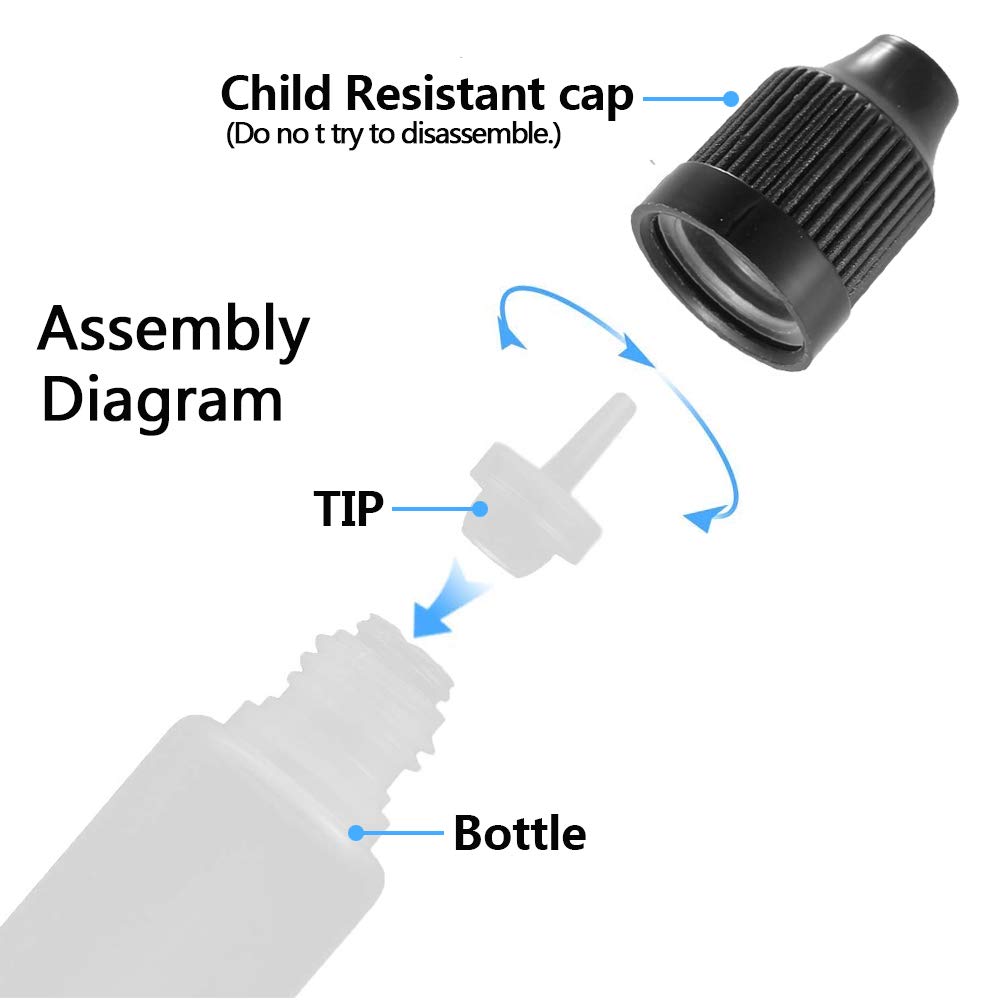 5Pcs 3ml-120ml LDPE Empty Plas - Water Bottle Blank recensie en prijs