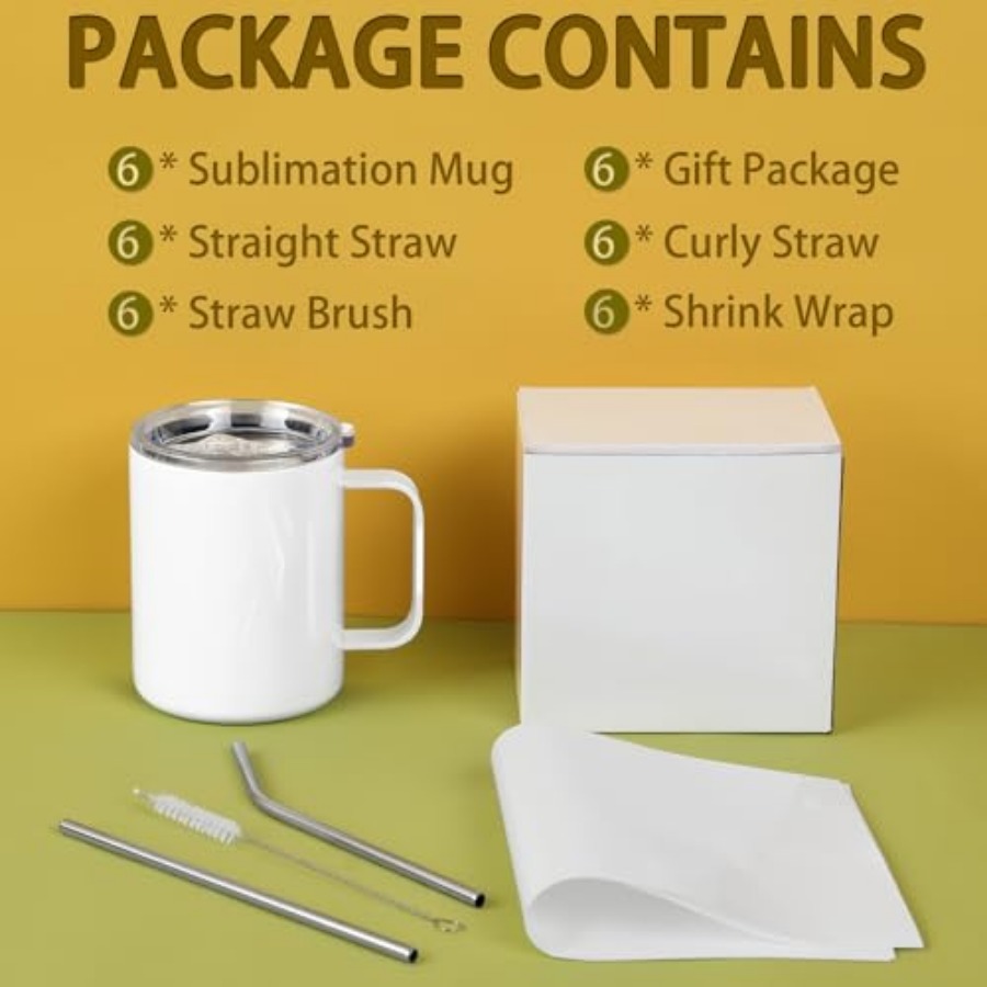 12 Oz Sublimation Coffee Mug B - Sublimation Mug White recensie en prijs