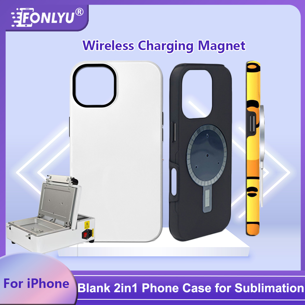 FONLYU 5PC Blank Magentic 2 in - Phone Case Blank Print recensie en prijs