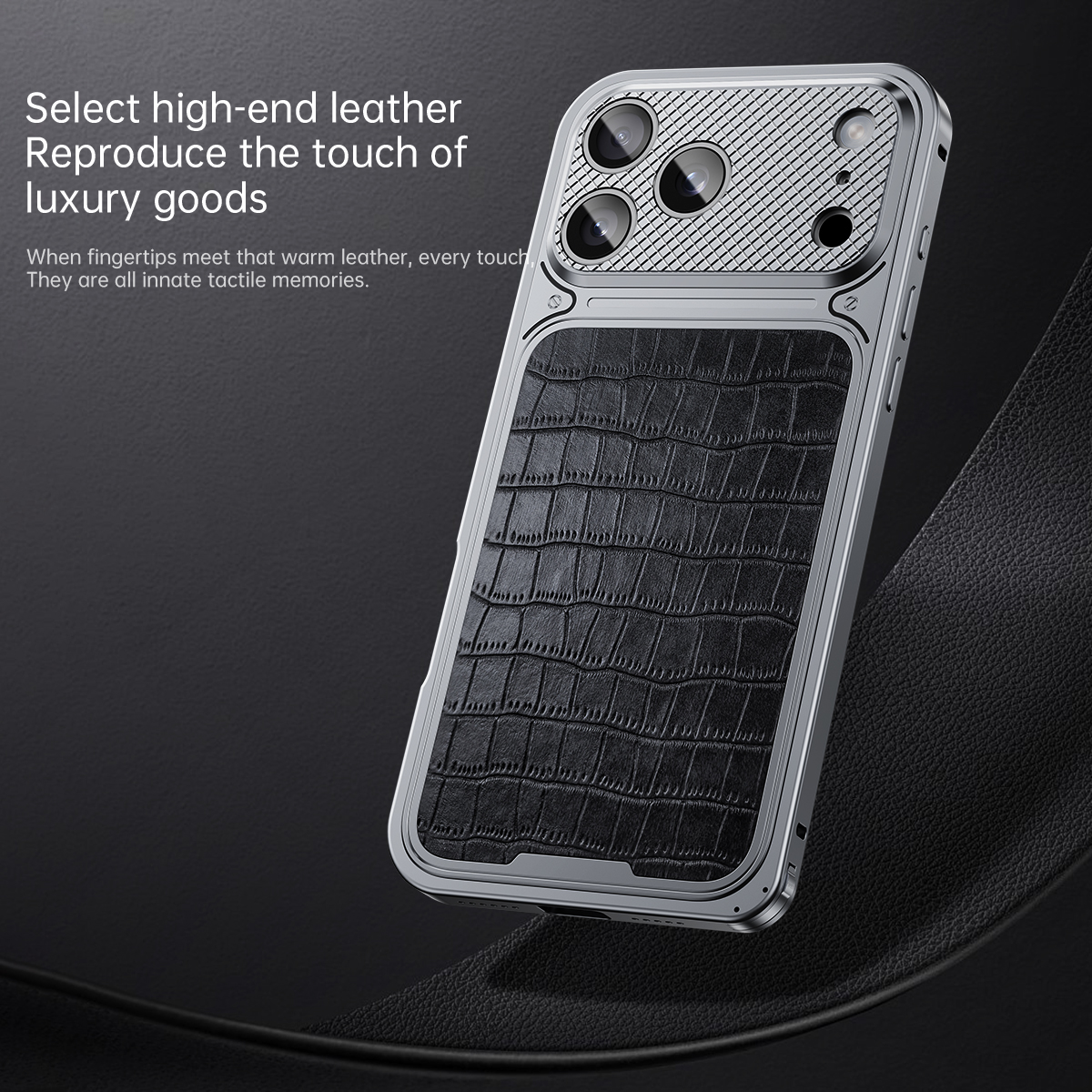 High End Crocodile Leather Pat - Metal Photo Panel recensie en prijs