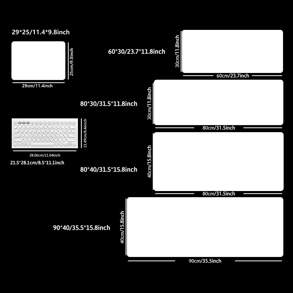 Solid Color White Durable Rubb - Mouse Pad Blank Sublimation recensie en prijs