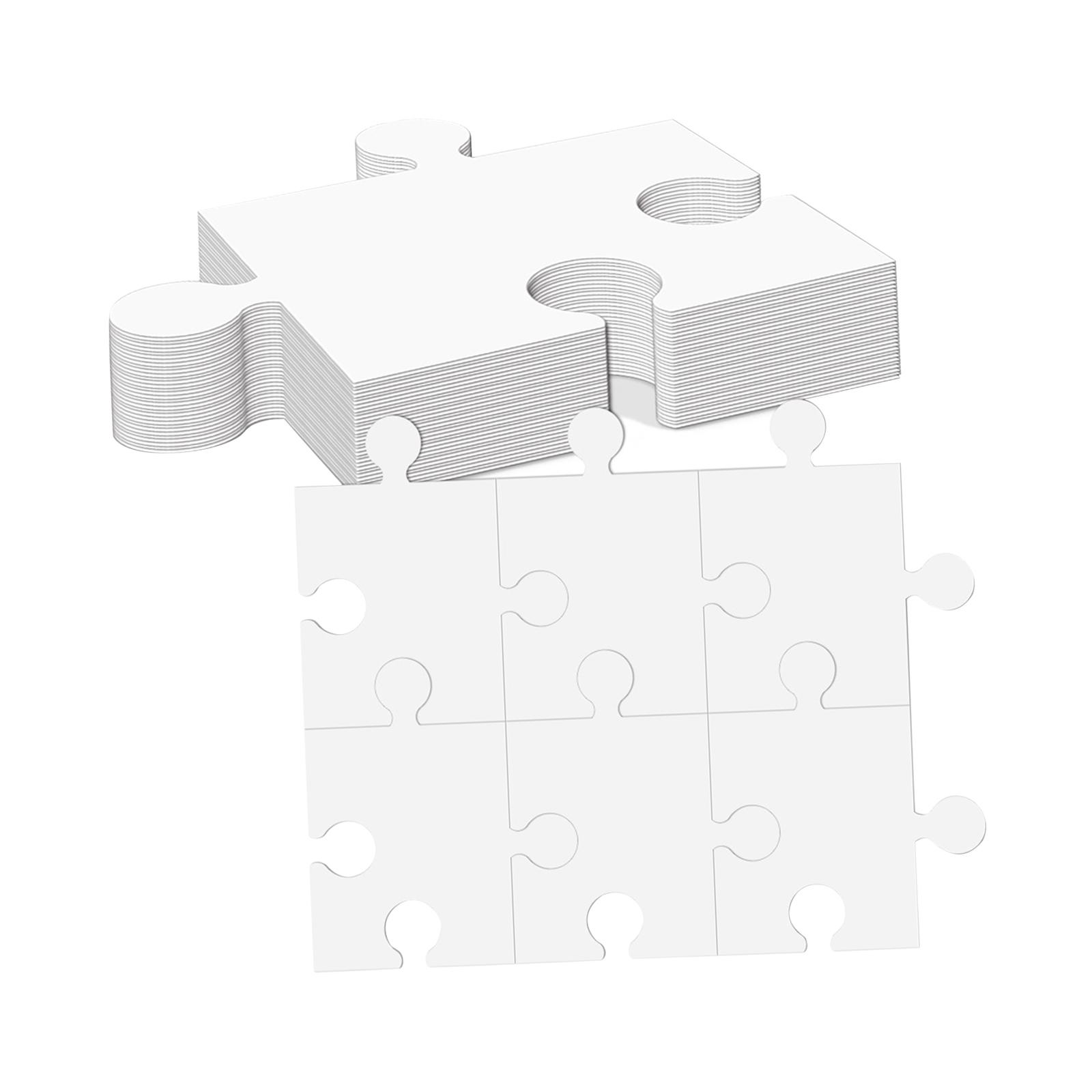 White Cardboard Blank Jigsaw P - Puzzle Blank White recensie en prijs