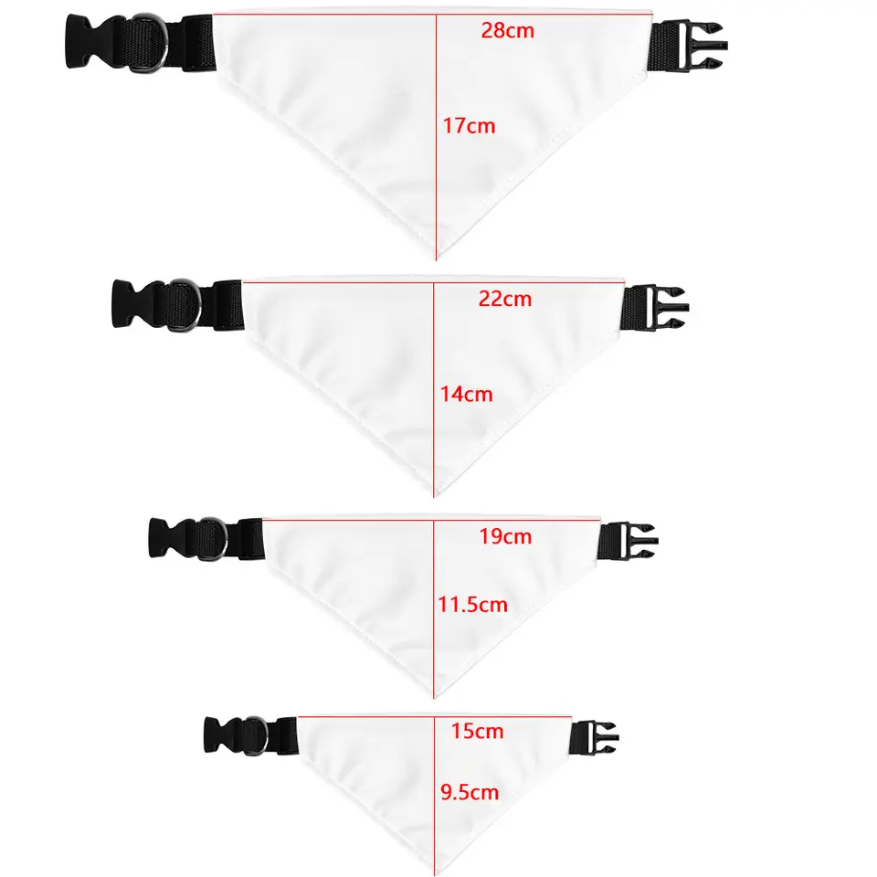 Sublimation White Blank Dog Pe - Bandana Blank White recensie en prijs