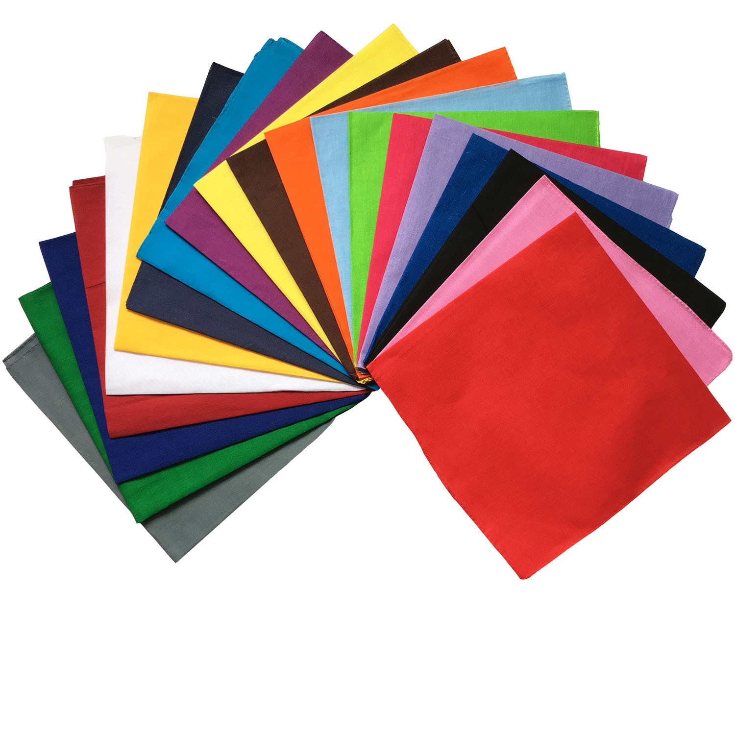 100%Cotton Cotton solid color  - Bandana Blank White recensie en prijs