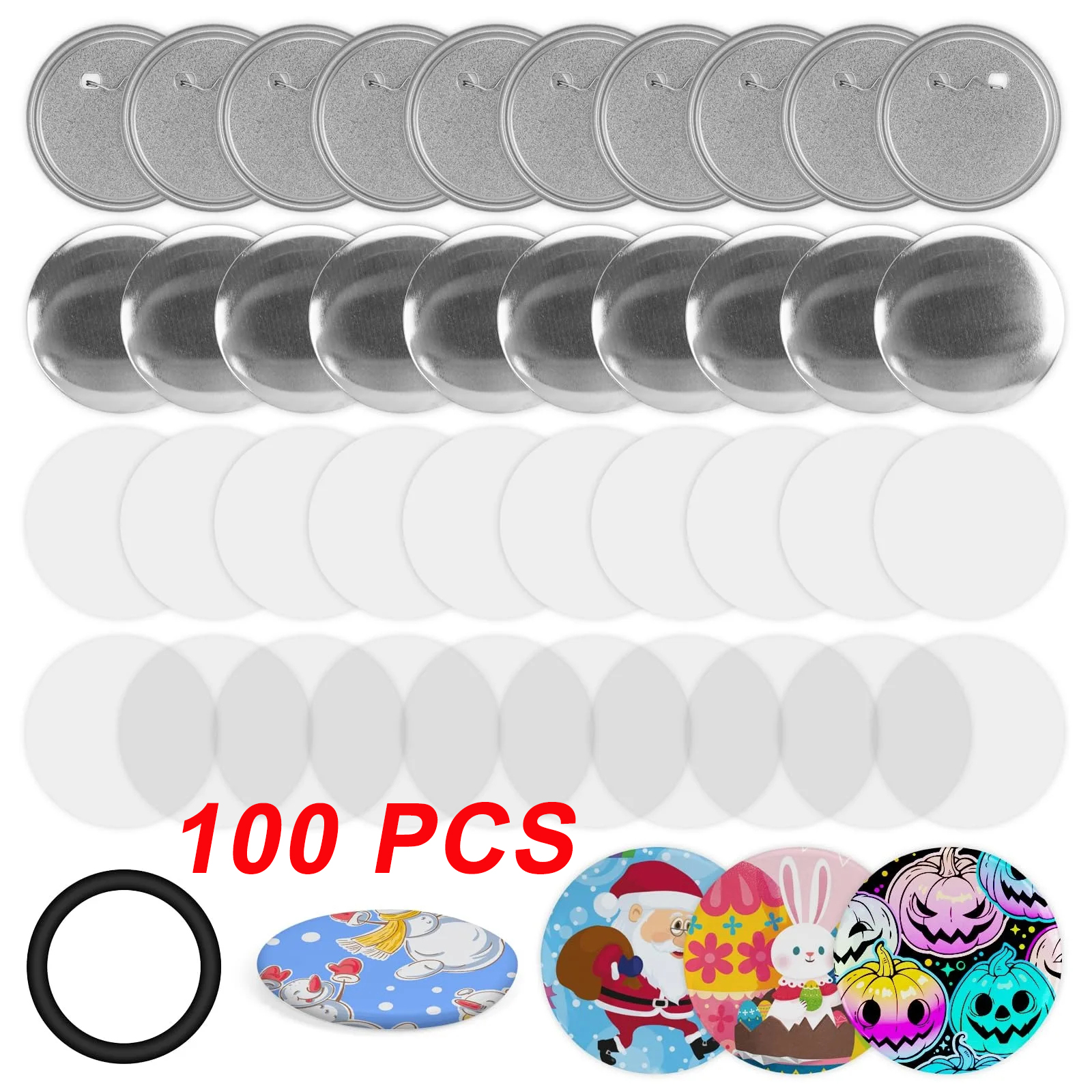100PCS Blank Button Making Sup - Button Badge Blank recensie en prijs