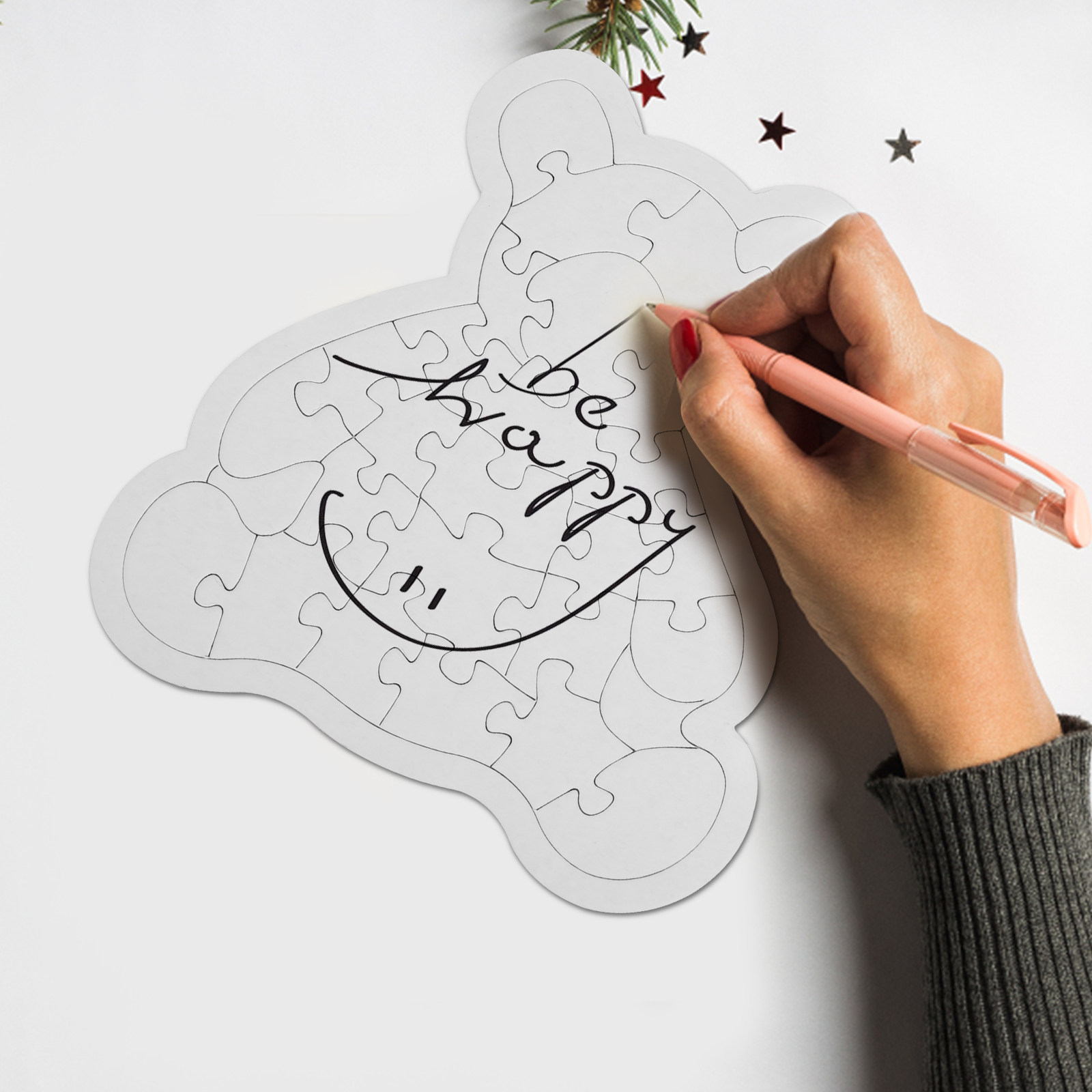 5Pcs White Blank Jigsaw Puzzle - Puzzle Blank White recensie en prijs