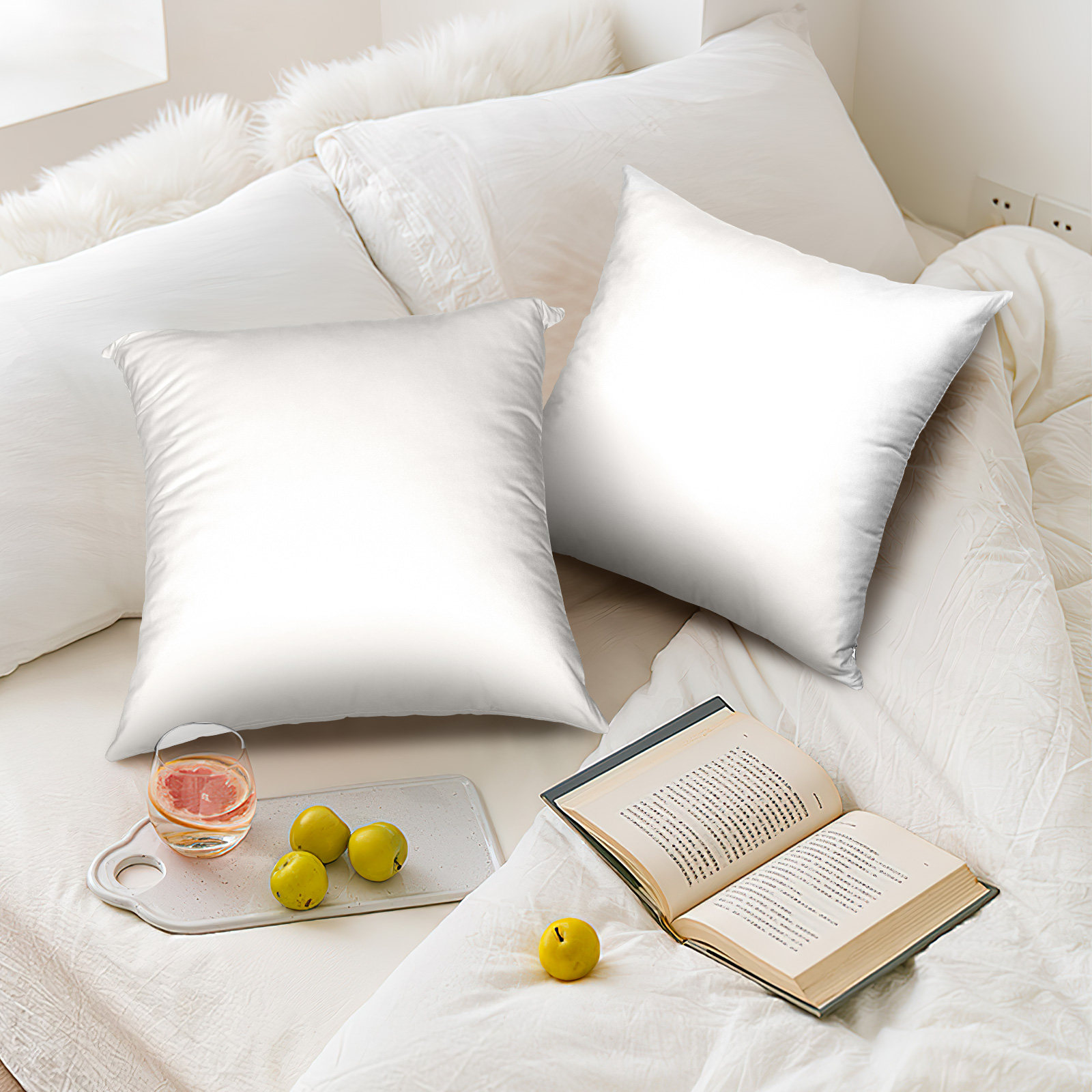 4Pcs White Sublimation Pillowc - Pillow Cover Sublimation recensie en prijs