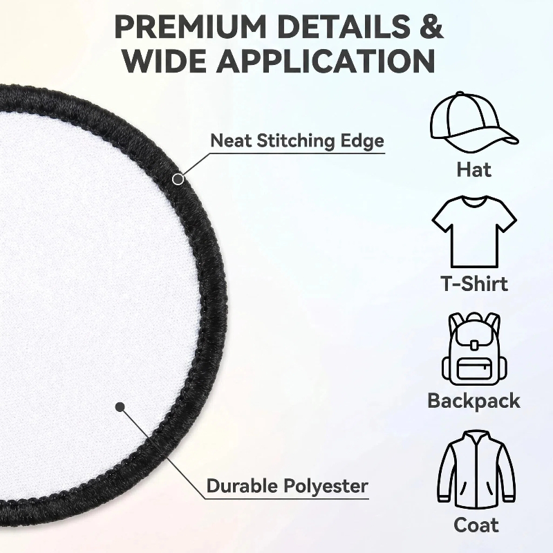 40 PCs Sublimation Patches Clo - Hat Sublimation Blank recensie en prijs