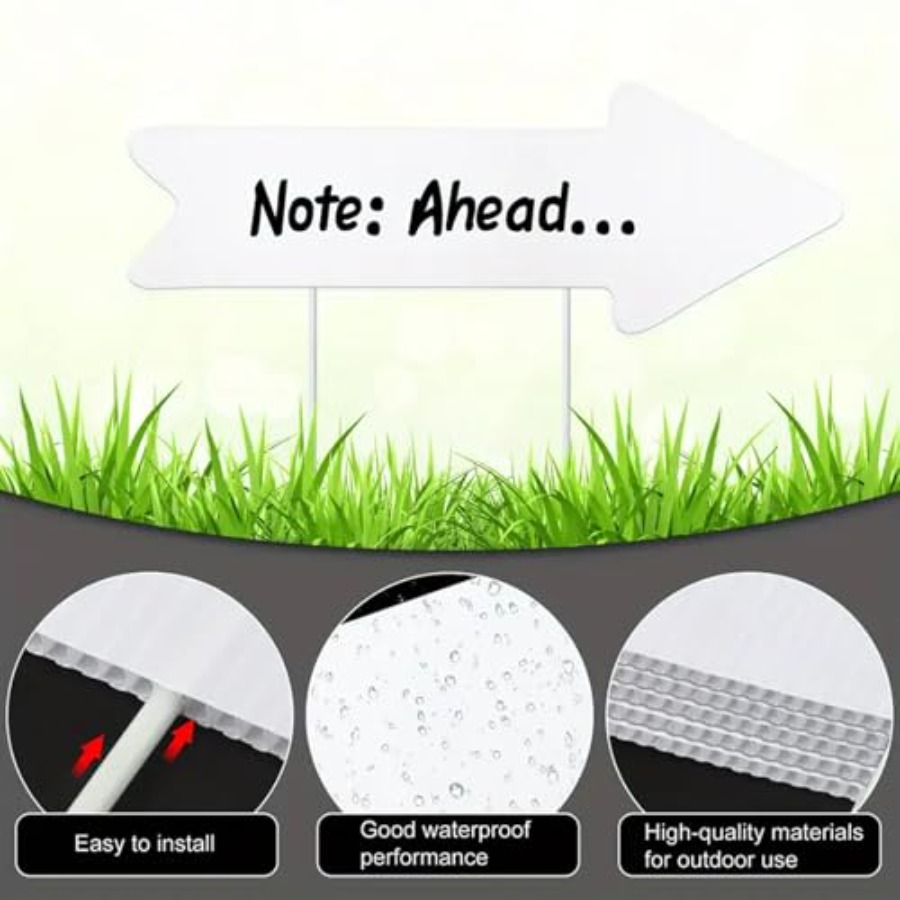 Blank-Arrow-Signs with Stakes  - Yard Sign Blank recensie en prijs
