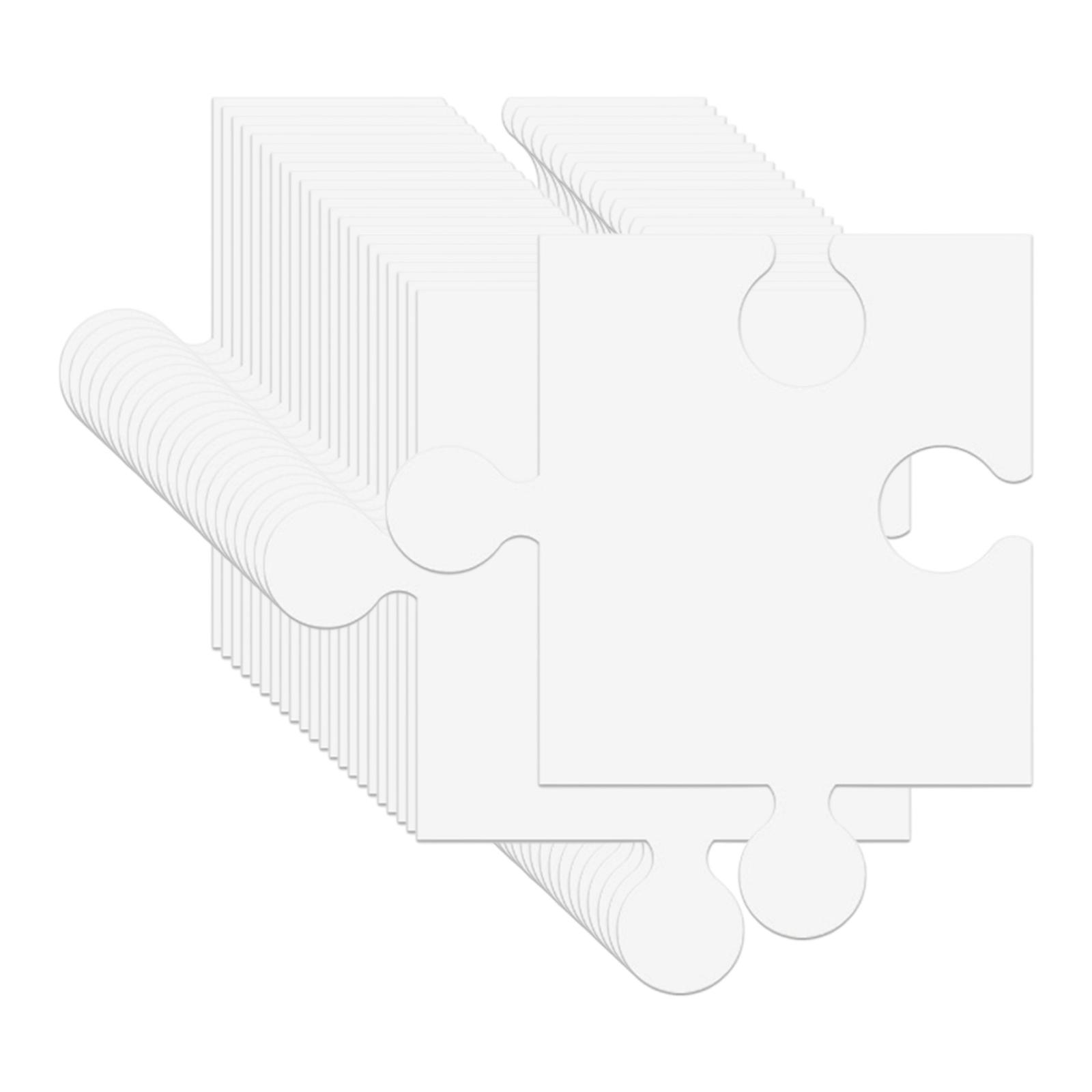 24Pcs White Cardboard Blank Ji - Puzzle Blank White recensie en prijs