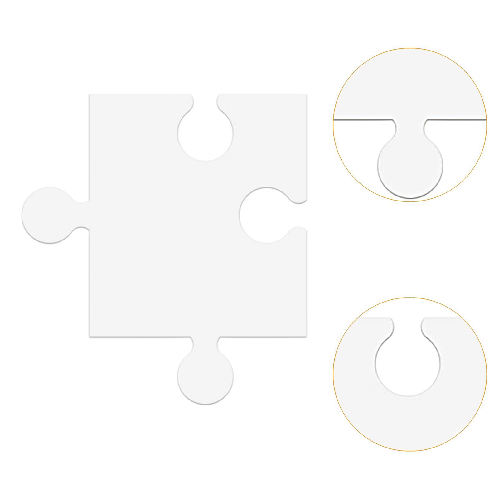 24Pcs White Cardboard Blank Ji - Puzzle Blank White recensie en prijs