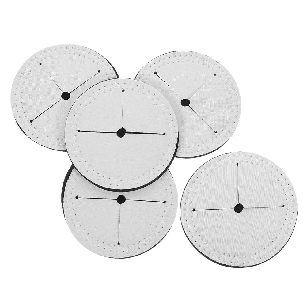 5Pcs White Round Blank Wine Gl - Coaster Sublimation Blank recensie en prijs