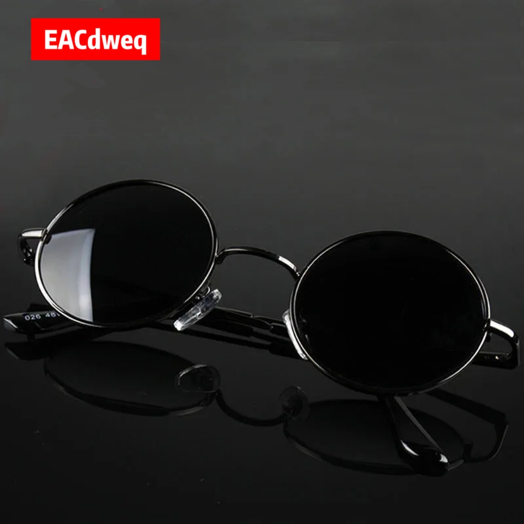 Retro Vintage Round Sunglasses - Metal Photo Panel recensie en prijs